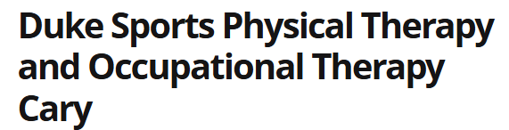 Duke Sports Physical Therapy and Occupational Therapy